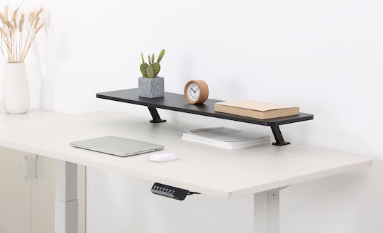Mozos Βάση Γραφείου για 2 Οθόνες έως 32" Γκρι (CLAMP-DUAL-RISER)