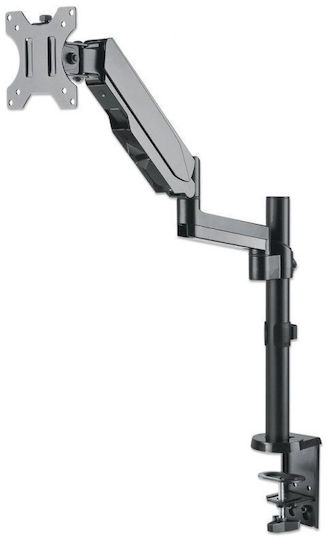 Manhattan Stand Desk Mounted Monitor up to 32" with Arm (461580)
