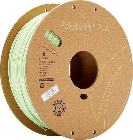 Polymaker PLA 3D Принтер Филамент 1.75мм Зелен 1кг