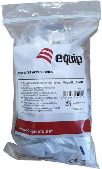 Equip Jack Unshielded Keystone 8τμχ