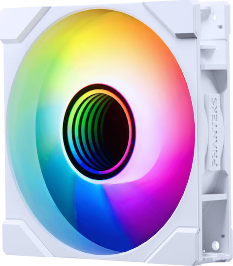 Phanteks M25G2-120 Reverse Blade Case Fan (2000rpm / 72.72cfm) με ARGB Φωτισμό και Σύνδεση 6-Pin Λευκό