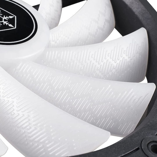 Silverstone Shark Force 160 Case Fan (1600rpm / 160cfm) με ARGB Φωτισμό και Σύνδεση 4-Pin PWM