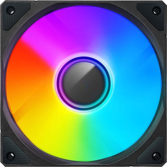 Azza Blizzard Pro Вентилатор За Кутия 120мм (2000 Оборота) С ARGB Осветление И Свързване 4-Изводна ШИМ