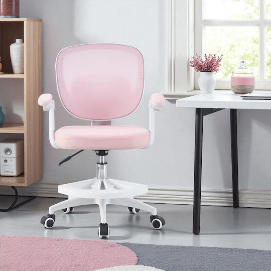 Stuhl Büro mit Verstellbaren Armen Rosa