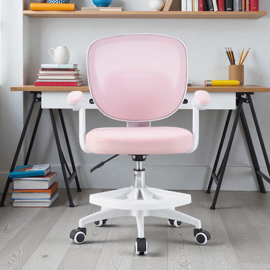 Stuhl Büro mit Verstellbaren Armen Rosa