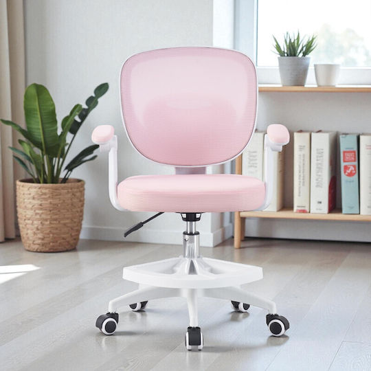 Stuhl Büro mit Verstellbaren Armen Rosa
