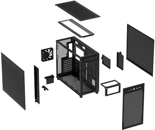 Asus Prime AP303 Mesh Middle Tower Carcasă PC Neagră