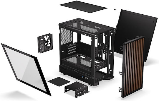 Krux Helio Micro Tower Κουτί Υπολογιστή Μαύρο