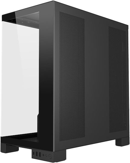 FSP/Fortron M540 Gaming Midi Tower Κουτί Υπολογιστή με Πλαϊνό Παράθυρο και RGB Φωτισμό Μαύρο