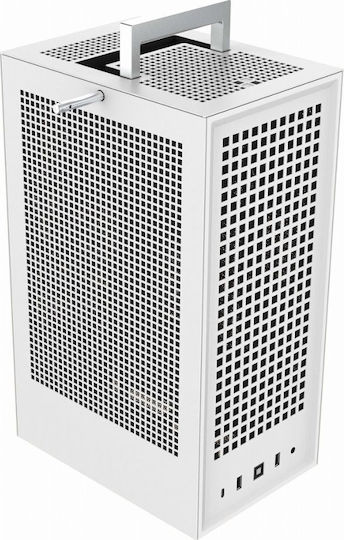 HYTE Revolt 3 Mini Tower Κουτί Υπολογιστή με Πλαϊνό Παράθυρο Λευκό