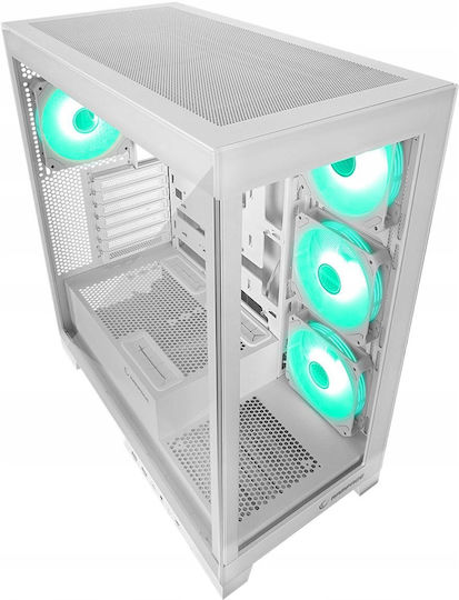 Rampage Hydra V2 Gaming Middle Tower Carcasă Calculator cu Fereastră Laterală Negru