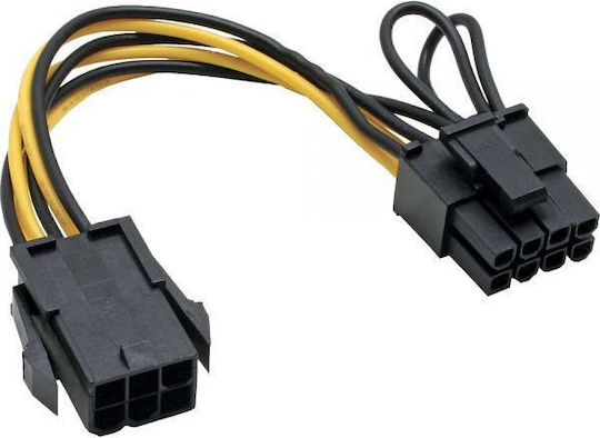 Internal Power Cable 6 Pin 8 Pin Pcie Εσωτερικό Καλώδιο Τροφοδοσίας Inline 26626z