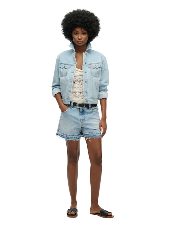 Women's Jean Jacket for Spring or Autumn Denim
