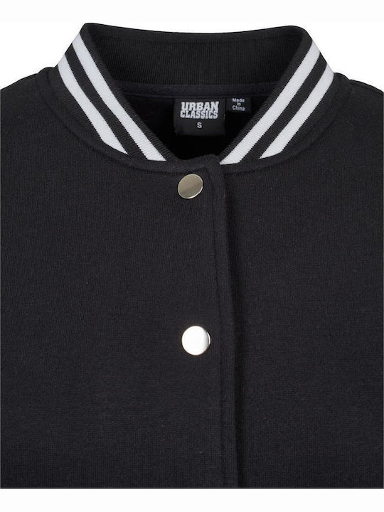 Κοντό Γυναικείο Bomber Jacket Μαύρο