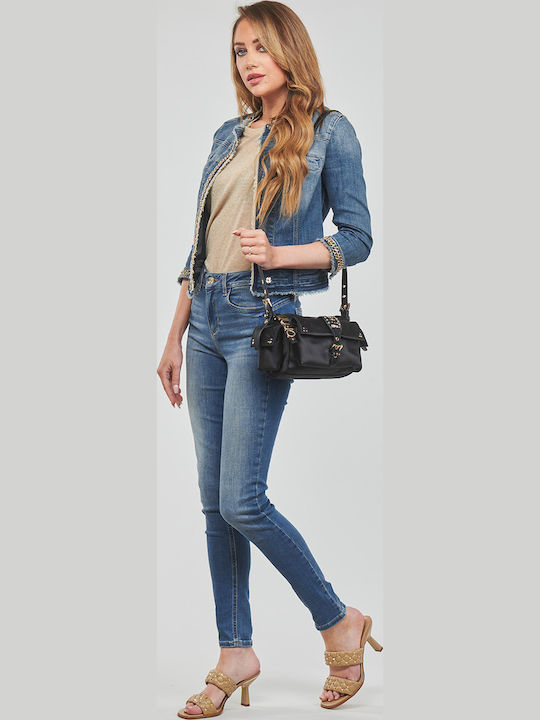 Kate Kurz Damen Jeansjacke Blau