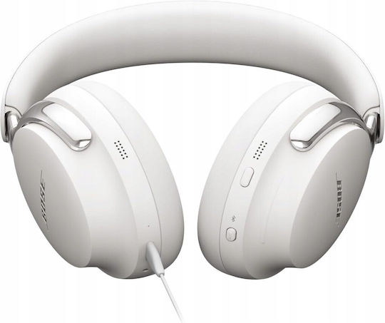 Bose Quietcomfort Ultra (2nd Gen) Безжични / Жични Over Ear Слушалки с 30 часа Работа и Бързо Зареждане Бели