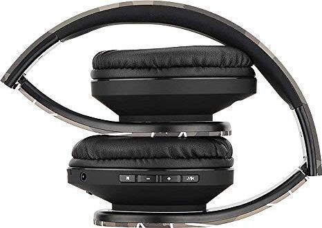 PowerLocus P2 Wireless / Wired Over Ear Headphones with Radio Multicolored