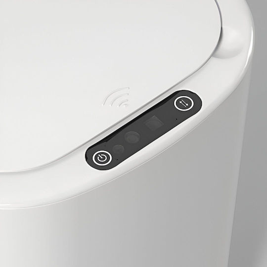 Mozos Mozos Kunststoff Mülleimer mit Sensor Weiß 12lt
