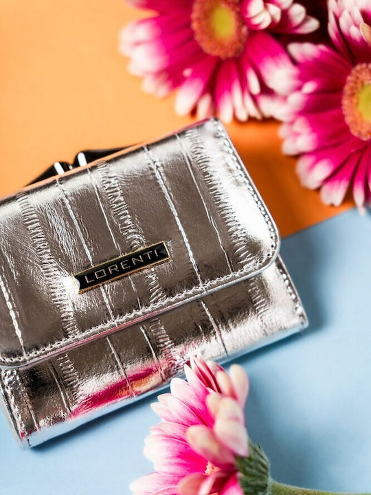 Small Women's Wallet with RFID Silver