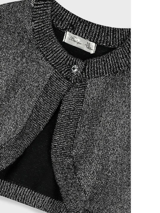 Kinderbolero Gestrickt Silber