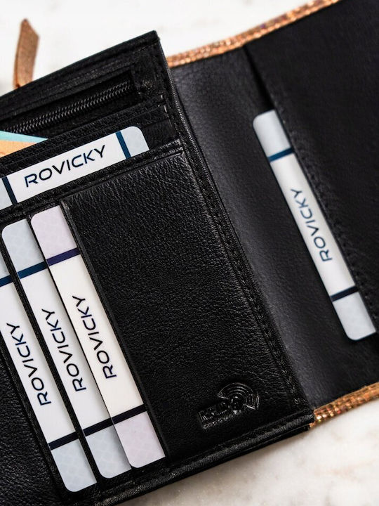 Groß Leder Damen Geldbörse mit RFID Beige