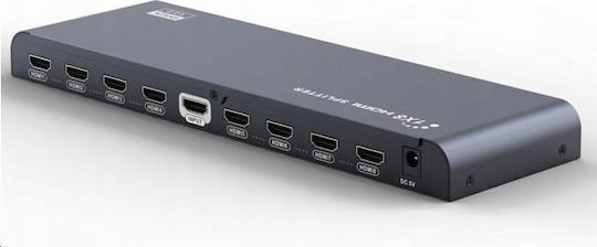 Premiumcord Premiumcord HDMI 2.0 Splitter 1-8 Ports 4K x 2K/60Hz Full HD 3D Black