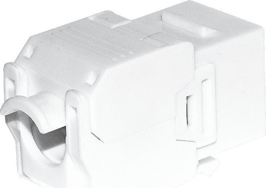 Netrack 105-39 Keystone Jack module, tool-free, white