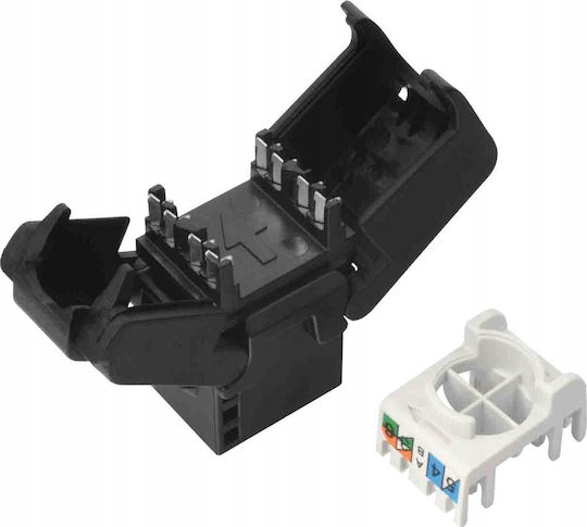 Solarix Keystone C5e Utp Rj45 Schwarz Selbstbohrend Sxkj-5e-utp-bk-sa