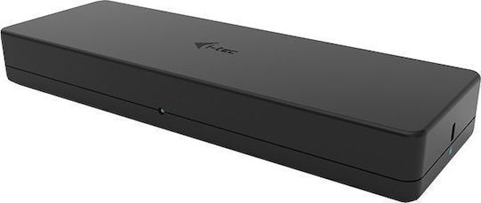 i-tec USB-A Docking Station with HDMI 4K PD Ethernet and Support for 2 Monitors Black (CAHDMIDVIDOCKPRO)