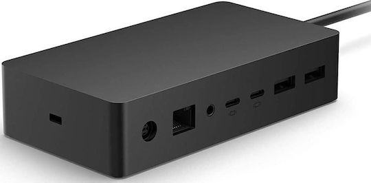 Microsoft Surface Dock 2 USB-A Stație de andocare cu 4K PD Ethernet și conexiune 2 monitoare Negru