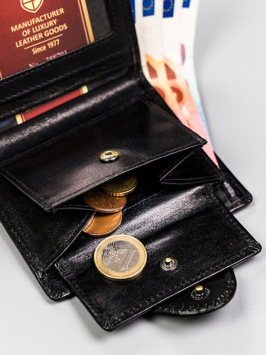 Малка Дамско Портмоне с RFID Черен