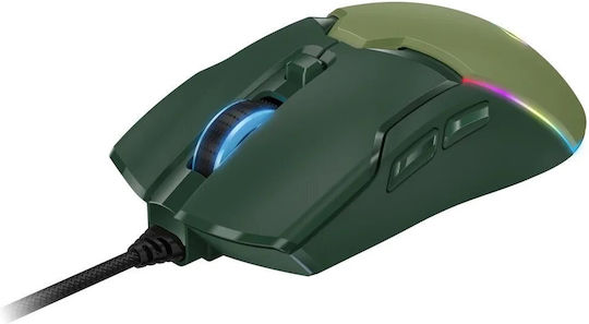 Genius Scorpion M700 RGB Gaming Mouse 7200 DPI Army Green