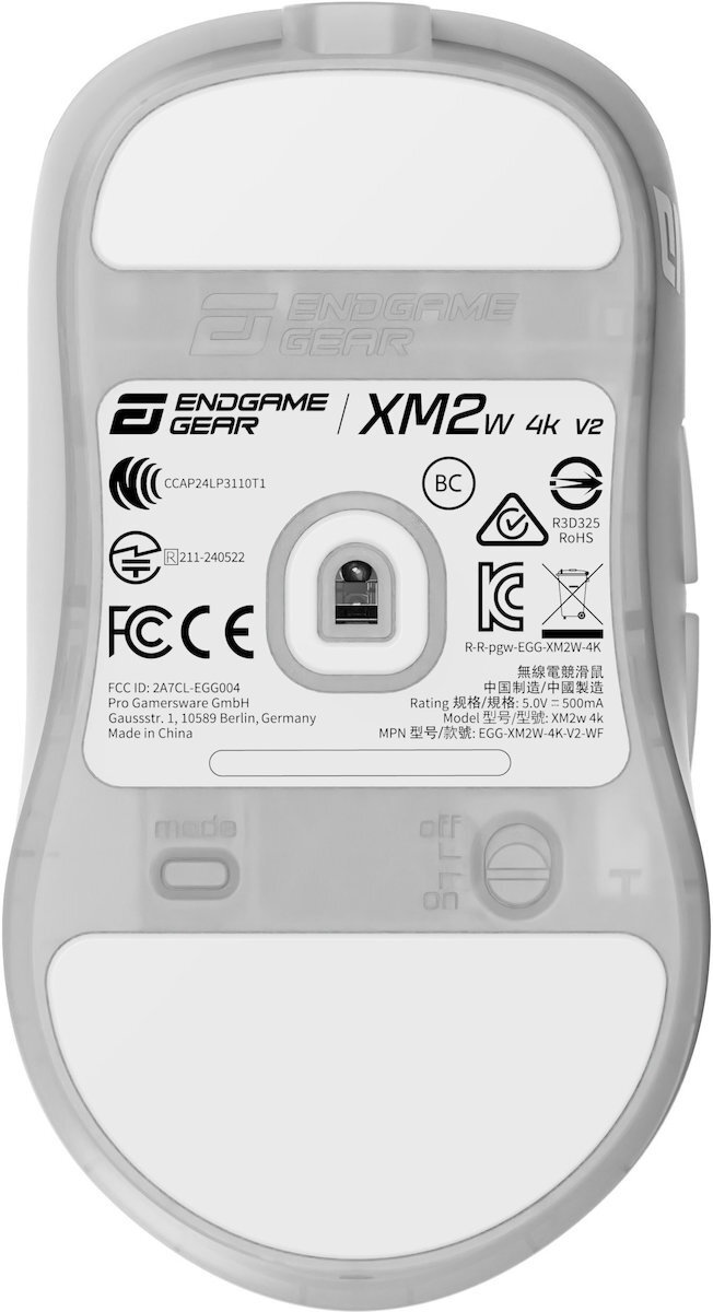Endgame Gear XM2W 4K V2 ホワイト XM2w 4K v2 - Endgame Gear - ゲーミングマウス - 株式会社アーキサイト