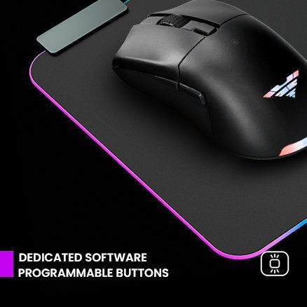 Preyon Owl Ασύρματο RGB Gaming Ποντίκι 16000 DPI Μαύρο
