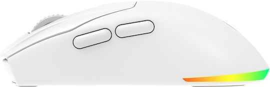 Rampage Prote M5 Pro Ασύρματο RGB Gaming Ποντίκι 26000 DPI Λευκό