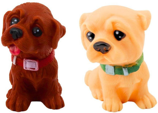 Set Figurine Cățeluș Drăguț Cauciuc 8cm 6 Bucăți Lean Toys