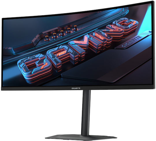 Gigabyte G34WQC2 Ultrawide VA HDR Curved Gaming Monitor 34" QHD 3440x1440 200Hz with 1ms GTG Response Time Gray