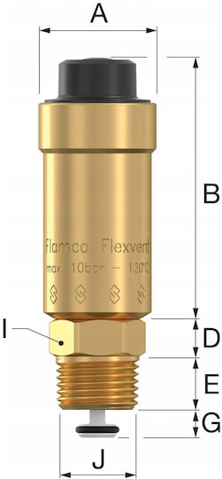 Aerisit Automat Flamco Flexvent 1/2" Versiune