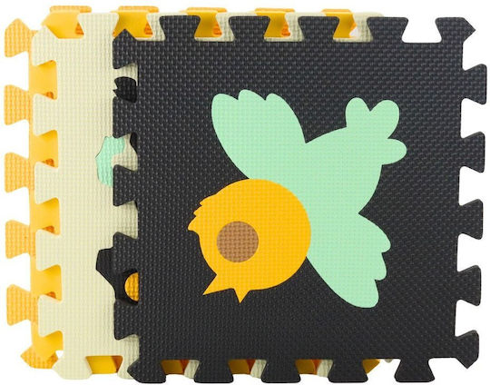 Lean Toys Interaktives Kinder-Bodenpuzzle mit Tieren 16 Teile