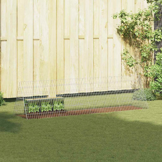 vidaXL 42019225 Galvanized Steel Cage for Rabbits 650x55x55cm