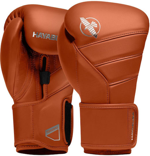Hayabusa Boxing Gloves Leather for Match Orange