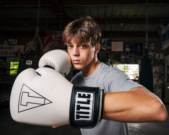 Title Boxing Fitness Boxing Gloves for Competition White