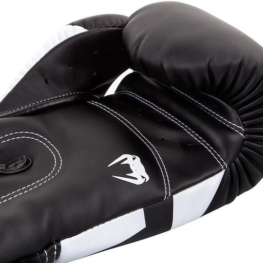Venum Elite Mănuși de Box din Piele pentru Competiție Negre
