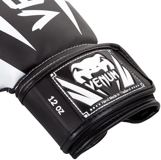 Venum Elite Mănuși de Box din Piele pentru Competiție Negre