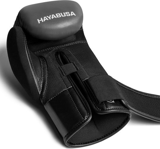 Hayabusa Γάντια Πυγμαχίας Δερμάτινα για Αγώνα Γκρι