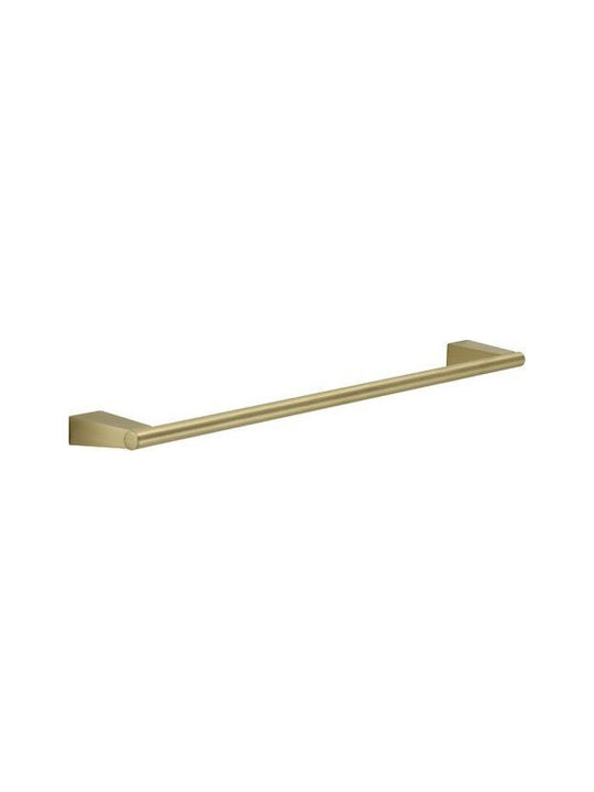 Gedy Single Wall-Mounted Bathroom Rail Gold