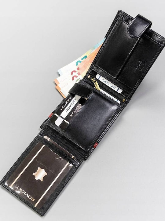 Мъжки Портфейл с RFID Черен