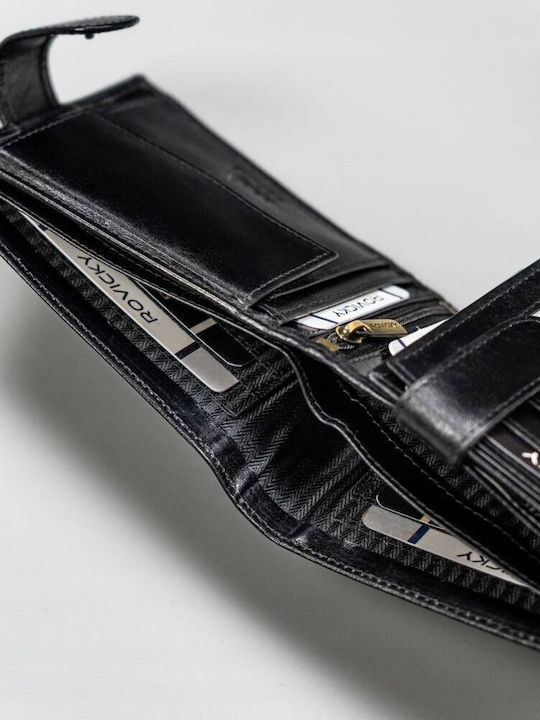 Мъжки Портфейл с RFID Черен