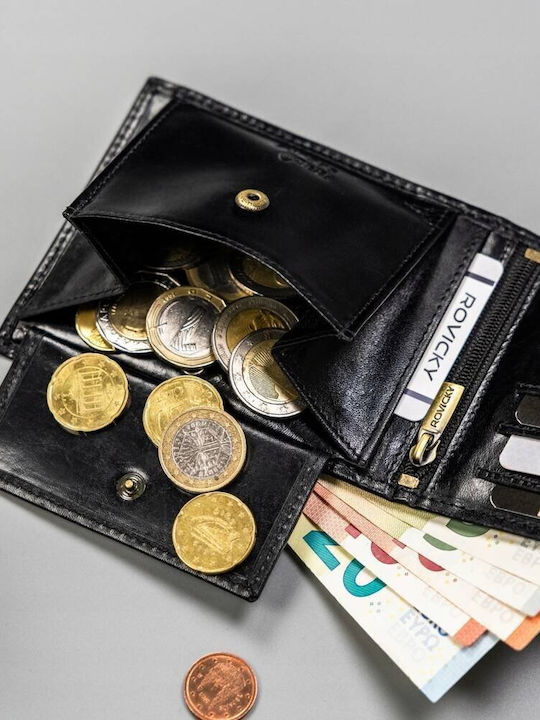 Δερμάτινο Ανδρικό Πορτοφόλι με RFID Μαύρο