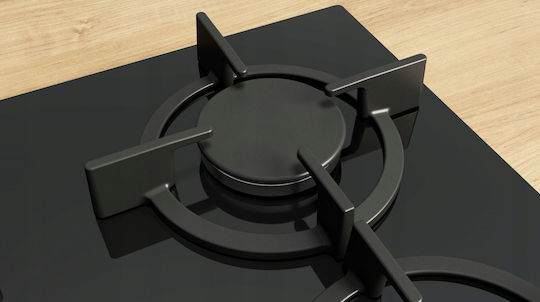 Bosch Serie 6 Natural Gas Cooktop Autonomous 59x52εκ.